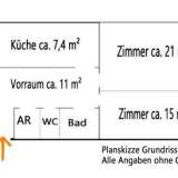  Sonnbergmarkt - Erstbezug nach Generalsanierung: 2,5-Zimmerwohnung mit Balkon und Gartennutzung Wien 7113880 thumb12