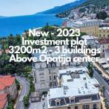  OPATIJA, CENTER - NEW - larger investment land for the construction of 3 buildings, center of Opatija, view Opatija 8118172 thumb0