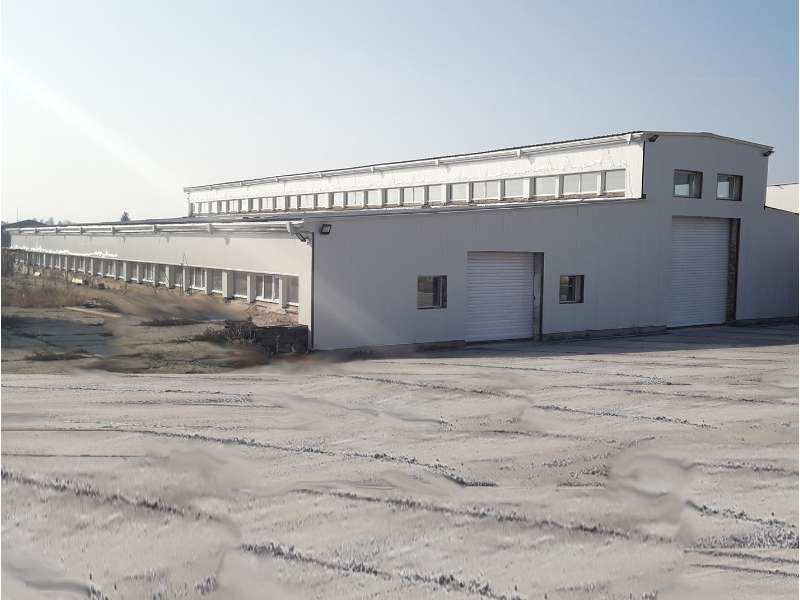 For rent Industrial warehouse - industrial logistics complex, buildings 3430m2  With a yard of 16000m2  New construction APPROPRIATE FOR INDUSTRIAL BASIS  And   WAREHOUSE BASE  Sofia region