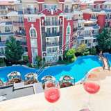  Pool view luxury furnished 1-bedroom penthouse apartment for sale in luxury Messembria Palace 300m from the beach, Sunny beach, Bulgaria Sunny Beach 8102449 thumb1