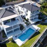  LOVRAN - LIGANJ - Wohnung in einer Villa mit Pool 120m2 + Terrasse 27m2 mit Panoramablick auf das Meer + Umgebung 105m2 Liganj 8122644 thumb0