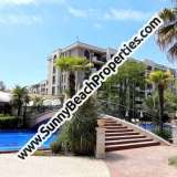  Продается большая люксовая меблированная однокомнатная квартира - студия с лужайкой с видом на бассейн в Каскадас Фемили Резорт 500м от пляжа, Солнечный берег, Болгария  Солнечный берег 7926694 thumb138