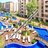  Park view spacious luxury furnished studio / 1-BR apartment open plan with veranda for sale in Cascadas Family Resort, 500m from beach Sunny beach, Bulgaria Sunny Beach 7937113 thumb100
