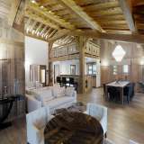  Sumptuous Chalet in Megeve470 m2 of total comfort, 330 m2 of which is habitable space, nestled at the foot of the slopes of Jaillet on a plot of 1470 m2. Its large living room of 90 m2, its master bedroom and the 4 other ensuite be Megève 4037008 thumb0