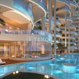  Апартаменты с видом на Бурдж-Халифа и бассейнами в Дубае Аль-Сафа 8138507 thumb2