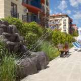  Продаeтся шикарная меблированная трёхкомнатная квартира с видом на бассейн Вилла Валенсия / Villa Valencia 400м. от пляжа, Солнечный берег Болгария  Солнечный берег 7641261 thumb61