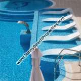  Продаeтся шикарная меблированная трёхкомнатная квартира с видом на бассейн Вилла Валенсия / Villa Valencia 400м. от пляжа, Солнечный берег Болгария  Солнечный берег 7641261 thumb27