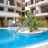  Продаeтся шикарная меблированная трёхкомнатная квартира с видом на бассейн Вилла Валенсия / Villa Valencia 400м. от пляжа, Солнечный берег Болгария  Солнечный берег 7641261 thumb38