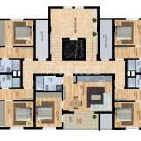  Wohnungen mit Meerblick nahe des Zentrums in einem Komplex in Alanya Alanya 8143931 thumb11