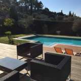  Located in a very residential area of Mougins, contemporary villa of 250 m2 (lounge of 80 m2, fully fitted kitchen, 5 bedrooms, 3 bathrooms, wine cellar, fitness room). High quality fixtures/fittings. Large terrace facing south and huge deck around pool.  Mougins 4045967 thumb3