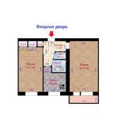  2-комнатная квартира возле ЦУМа, ул. Гикало, 18 Минск 7506228 thumb14