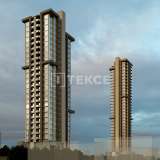  Apartments in a Secure Complex with Sea View in Ataşehir Atasehir 8162792 thumb1