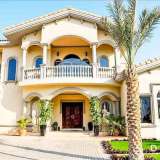  Dacha Real Estate is pleased to offer this amazing 5 + 2  bedrooms Mediterranean Grand lobby villa with yacht space in front of it in Palm Jumeirah. Located on the fronds of the Palm, The villa offers 5 + 2 bedrooms with a 15,000 sq ft plot ar Palm Jebel Ali 4867556 thumb0