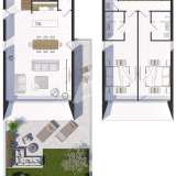  Тиват, Крашичи - Дуплекс двухкомнатная квартира 111.6м2 с открытым видом на море в новом комплексе на полуострове Луштица Крашичи 8068426 thumb6