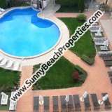  Продается люксовая меблированная трехкомнатная квартирас видом на бассейн Флорес Парк / Flores Park в топ центре, Солнечный берег, Болгария 500 м. от пляжа.  Солнечный берег 7769769 thumb43