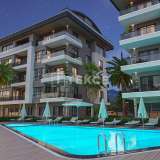  Eleganta Lägenheter i ett Socialt Komplex med Pool i Oba Alanya Alanya 8073771 thumb14
