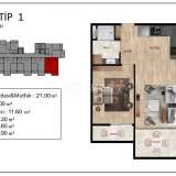  梅尔辛埃尔代姆利 (Mersin Erdemli) 特色丰富的综合楼内的新公寓 Erdemli 8074435 thumb20