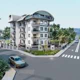  Eleganta Lägenheter i ett Komplex med Havsutsikt i Alanya Oba Alanya 8074646 thumb2