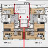  Stylowe mieszkania 2-poziomowe w prestiżowym miejscu w Alanii Tepe Alanya 8074075 thumb17