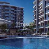  安塔利亚（Antalya）阿克苏（Aksu）带蒸汽浴室的优质物业项目内的公寓 Aksu 8075109 thumb0