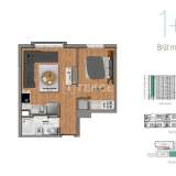  Apartament 1-pokojowy 300 m od stacji metra w Stambule Kagithane 8075170 thumb5