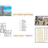  Квартиры с 2 ванными комнатами в Стамбуле, Эсеньюрт Esenyurt 8178038 thumb17