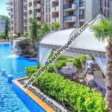  Продается люксовая меблированная однокомнатная квартира - студия с видом на бассейн в Каскадас Фемили Резорт 500м от пляжа, Солнечный берег, Болгария  Солнечный берег 7878661 thumb44