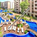  Продается люксовая меблированная однокомнатная квартира - студия с видом на бассейн в Каскадас Фемили Резорт 500м от пляжа, Солнечный берег, Болгария  Солнечный берег 7878661 thumb64
