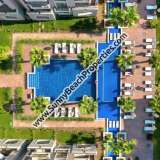  Продается люксовая меблированная однокомнатная квартира - студия с видом на бассейн в Каскадас Фемили Резорт 500м от пляжа, Солнечный берег, Болгария  Солнечный берег 7878661 thumb62