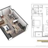 Однокомнатная квартира 41,7 м2 в новом доме, в элитном районе в элитном комплексе ПАМК, Бар. Бар 7980540 thumb29