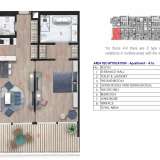  Budva'da denize sıfır yeni otel daire kompleksinde 134m2 2 yatak odalı daire. Budva 7981304 thumb11