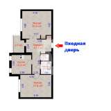 Продажа просторной 2к квартиры в центре на ул. Беды 8 Минск 7481500 thumb27