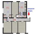  Отличная комната в 5 комнатной квартире по ул. Хмелевского Минск 7584426 thumb9