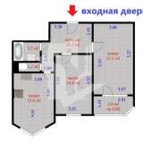  2-комнатная квартира, ул. Яна Чечота 21, ст.м. Малиновка Минск 7685489 thumb20