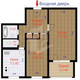  2-комнатная квартира по ул. Ландера, 52 Минск 7493395 thumb20