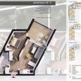  Becici'deki yeni bir konut kompleksinde 58m2 bir yatak odalı daire. Bečići 8094801 thumb25