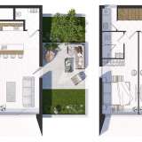  Тиват, Крашичи - Дуплекс двухкомнатная квартира 93.6м2 с открытым видом на море в новом комплексе на полуострове Луштица Крашичи 8095633 thumb5