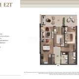  伊斯坦布尔埃尤普苏丹（Eyüpsultan）物业项目中的独特概念公寓 Eyup 8096586 thumb38